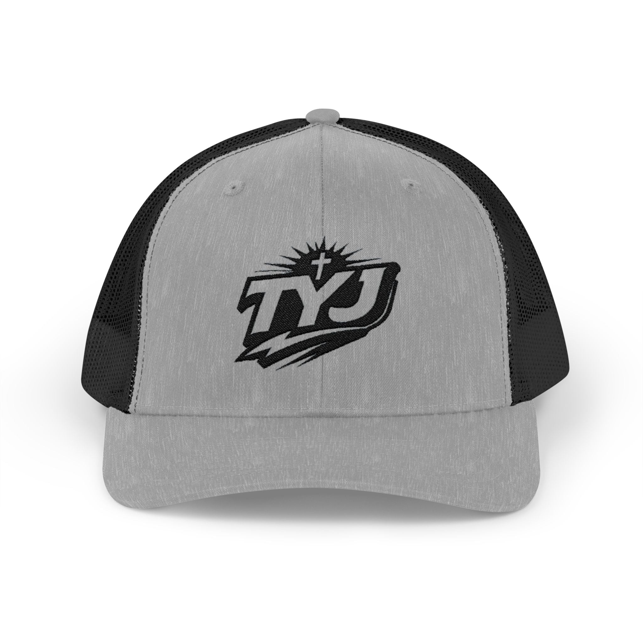 TYJ Logo Trucker Cap — Retro Sport Snapback Hat