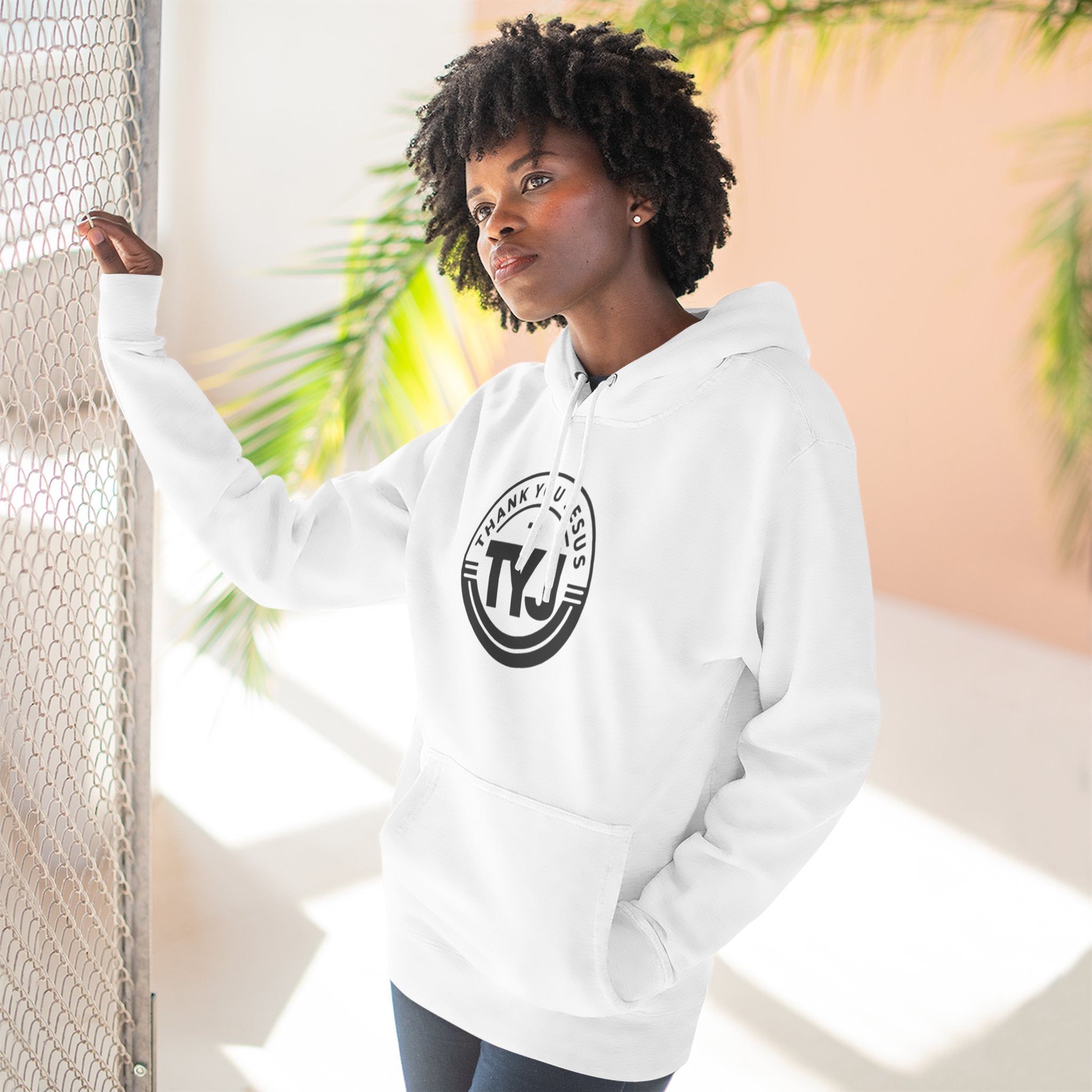 TYJ Logo Hoodie - 'Thank You Jesus' Fleece Pullover
