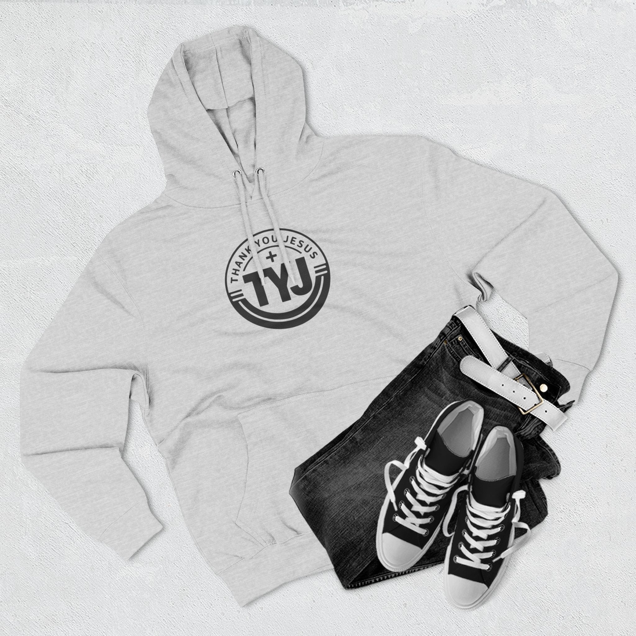TYJ Logo Hoodie - 'Thank You Jesus' Fleece Pullover