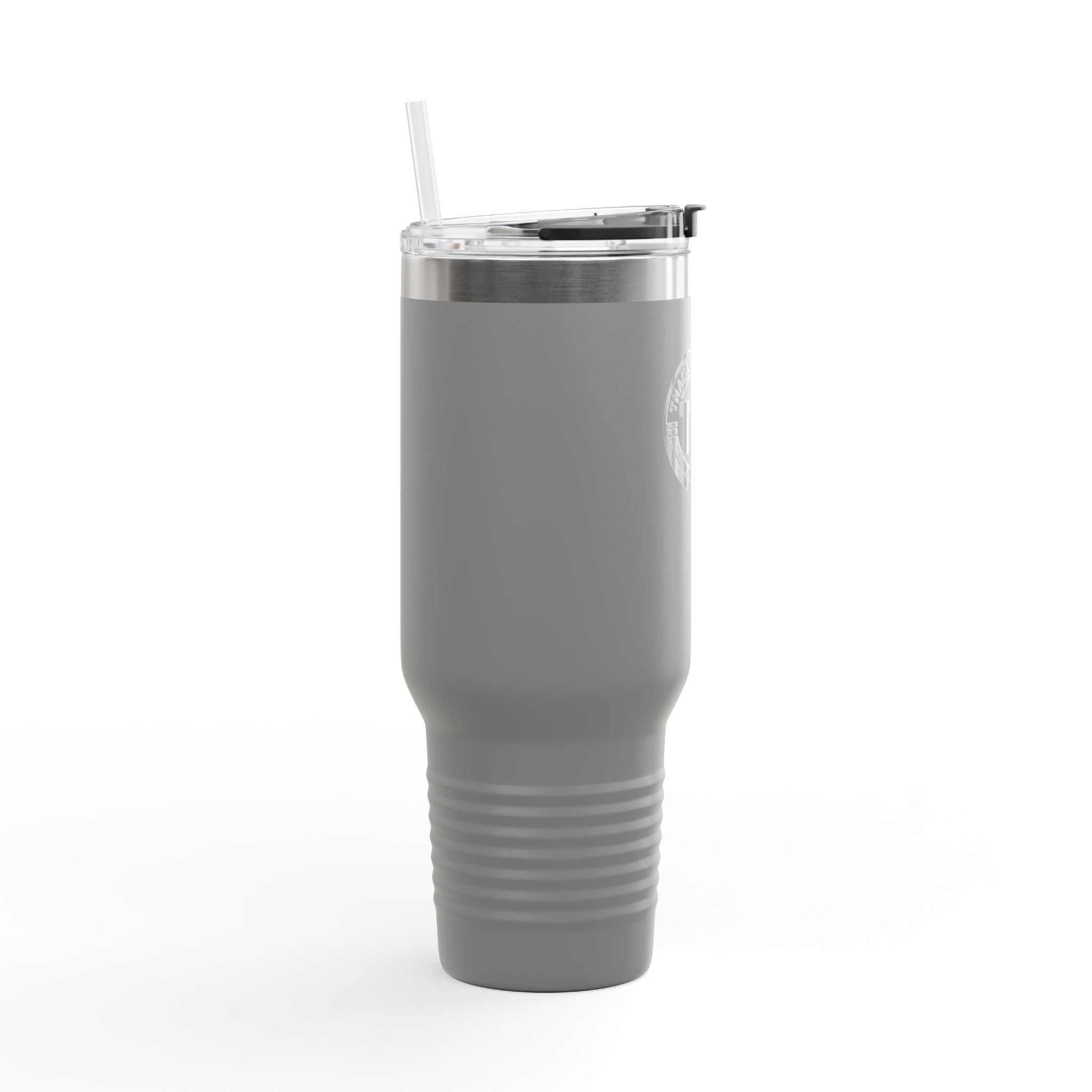TYJ Logo 40oz Insulated Travel Mug — Thank You Jesus Stainless Tumbler