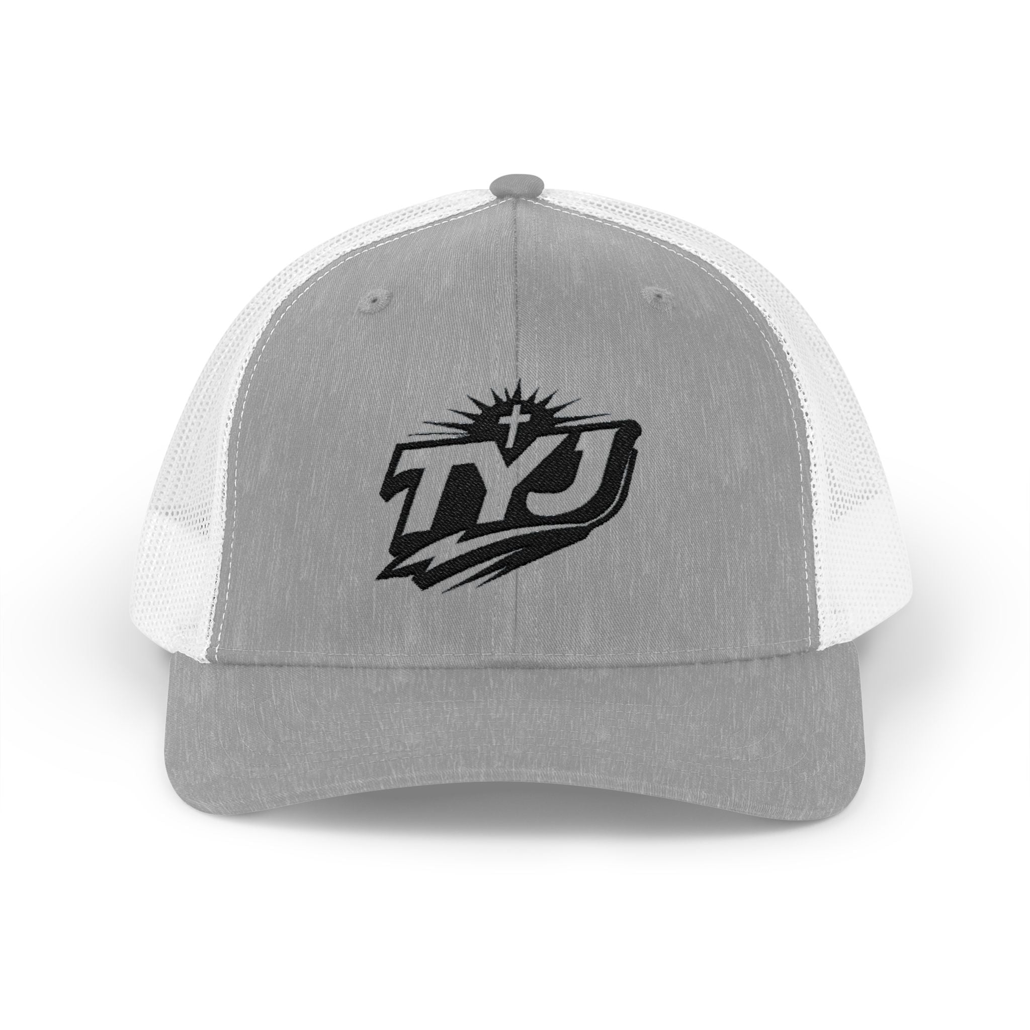 TYJ Logo Trucker Cap — Retro Sport Snapback Hat