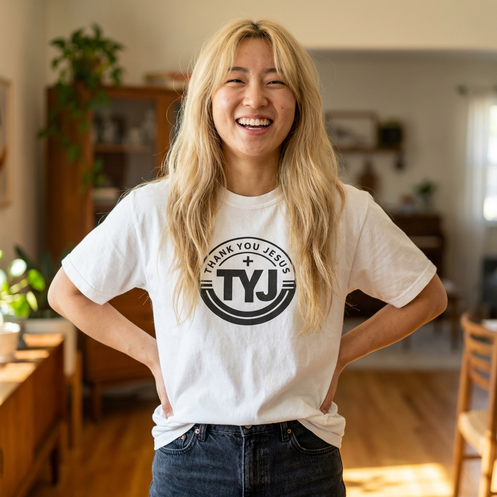 TYJ "Thank You Jesus" Graphic T-Shirt — Christian Faith Tee