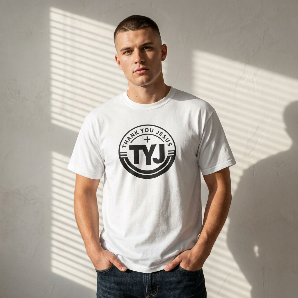 TYJ "Thank You Jesus" Graphic T-Shirt — Christian Faith Tee