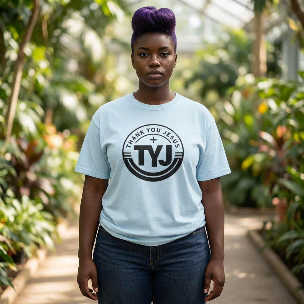TYJ "Thank You Jesus" Graphic T-Shirt — Christian Faith Tee