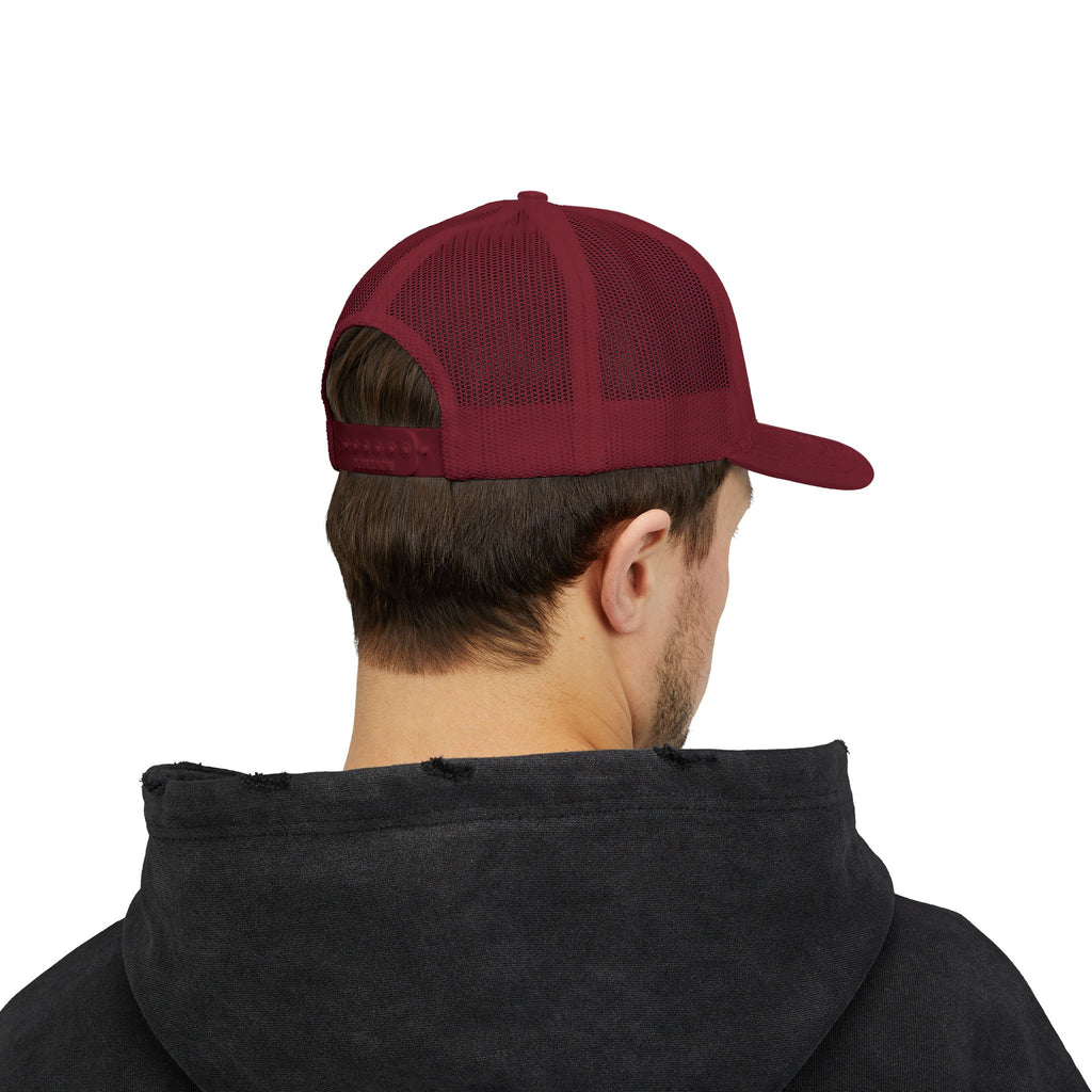 TYJ Logo Trucker Cap — Retro Sport Snapback Hat