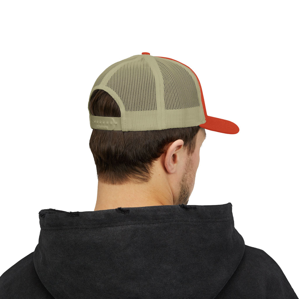 TYJ Logo Trucker Cap — Retro Sport Snapback Hat