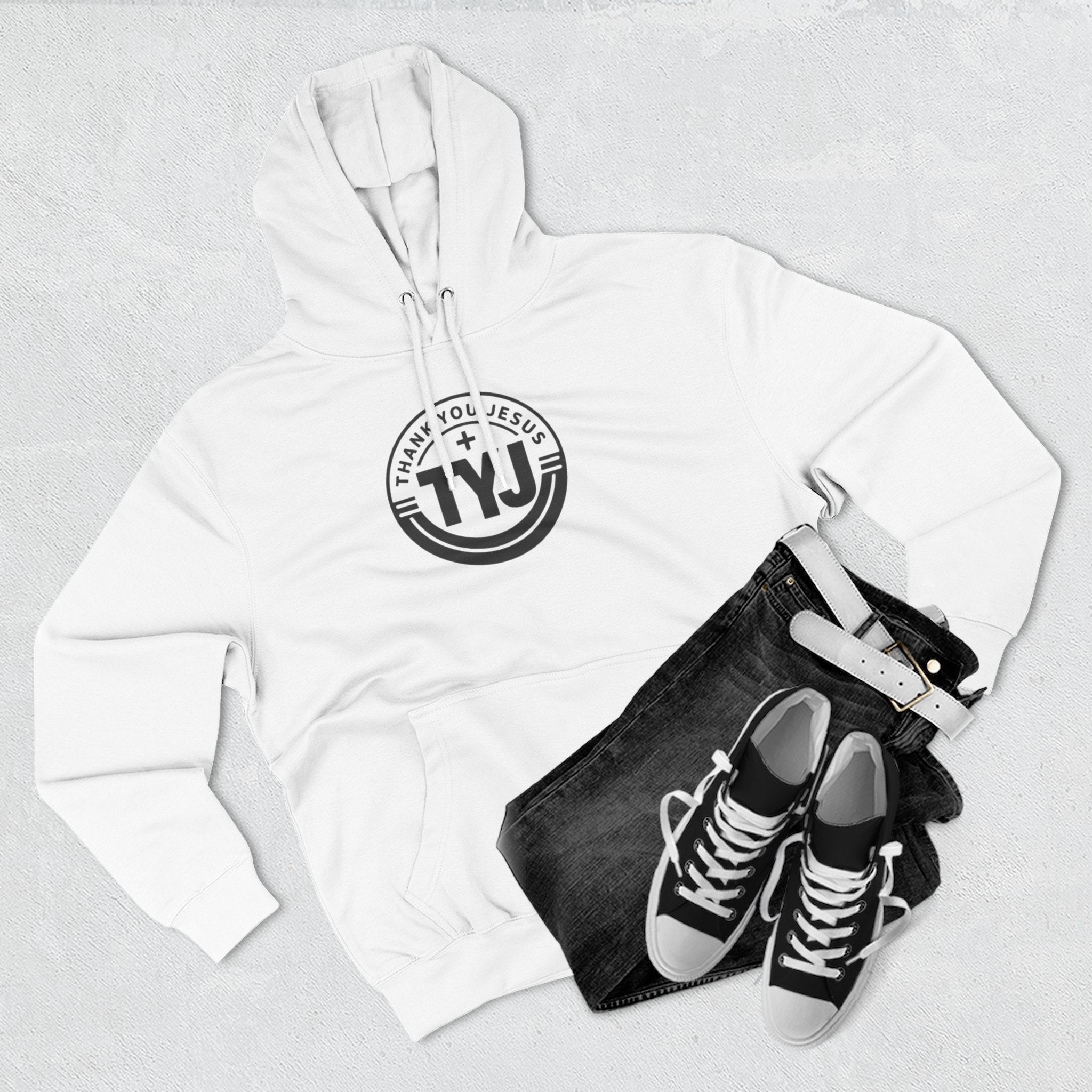 TYJ Logo Hoodie - 'Thank You Jesus' Fleece Pullover