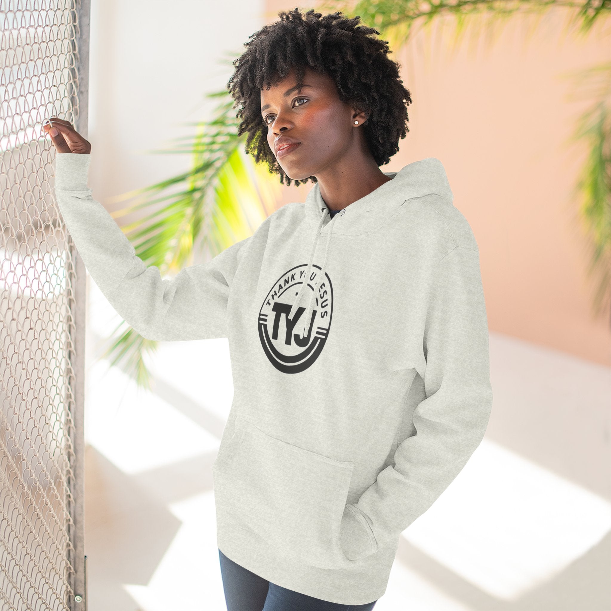 TYJ Logo Hoodie - 'Thank You Jesus' Fleece Pullover