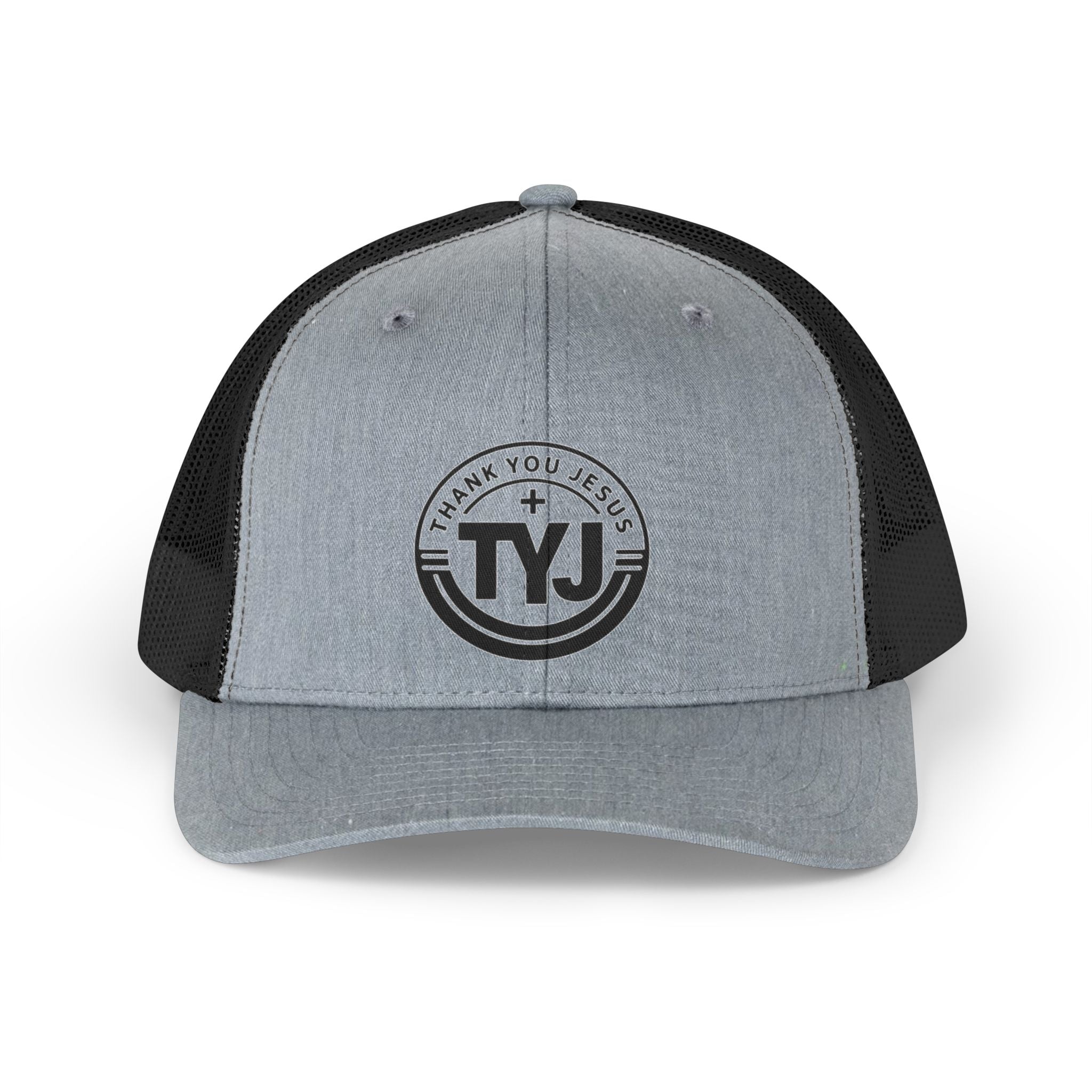 Thank You Jesus (TYJ) Retro Trucker Hat — Vintage Christian Mesh Cap