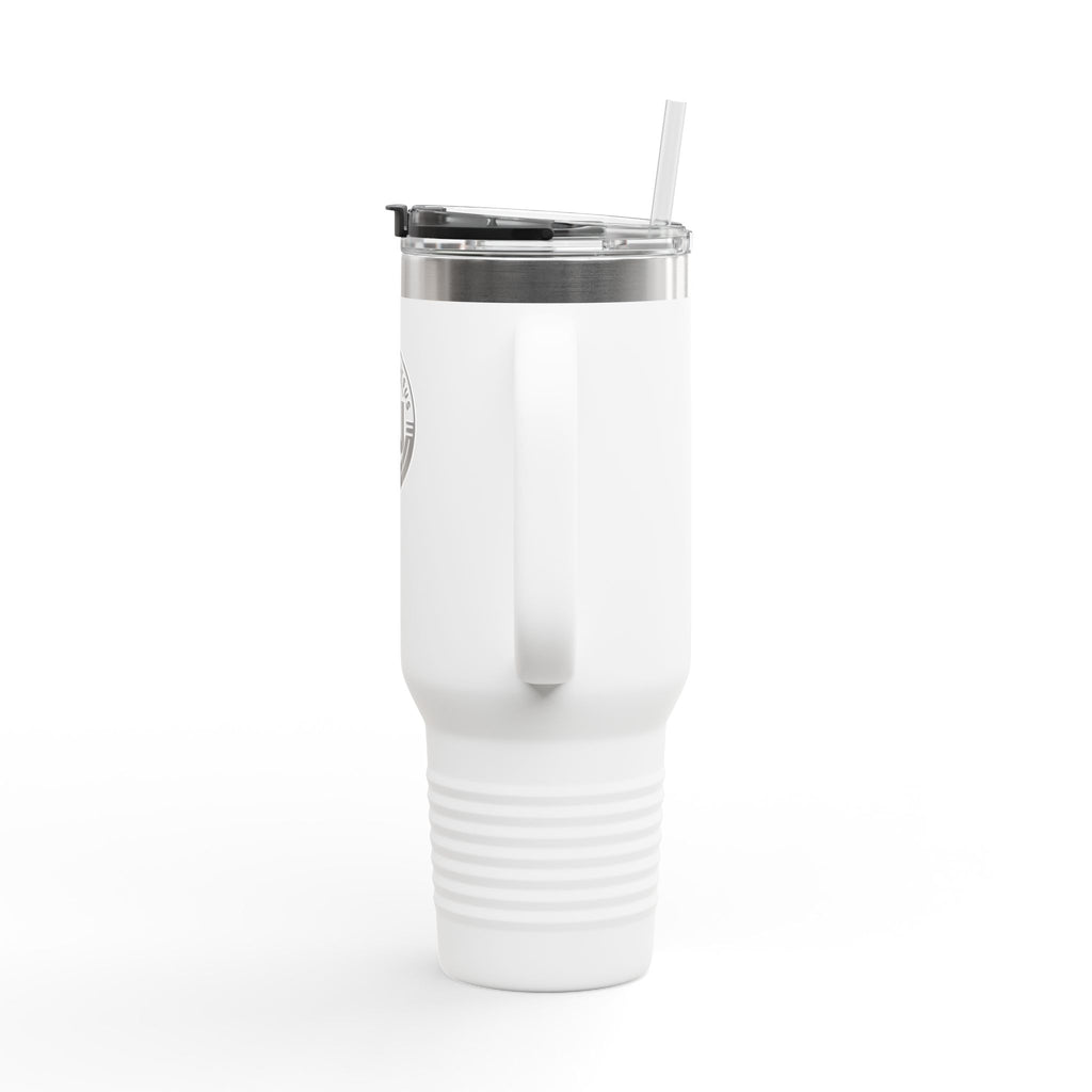 TYJ Logo 40oz Insulated Travel Mug — Thank You Jesus Stainless Tumbler