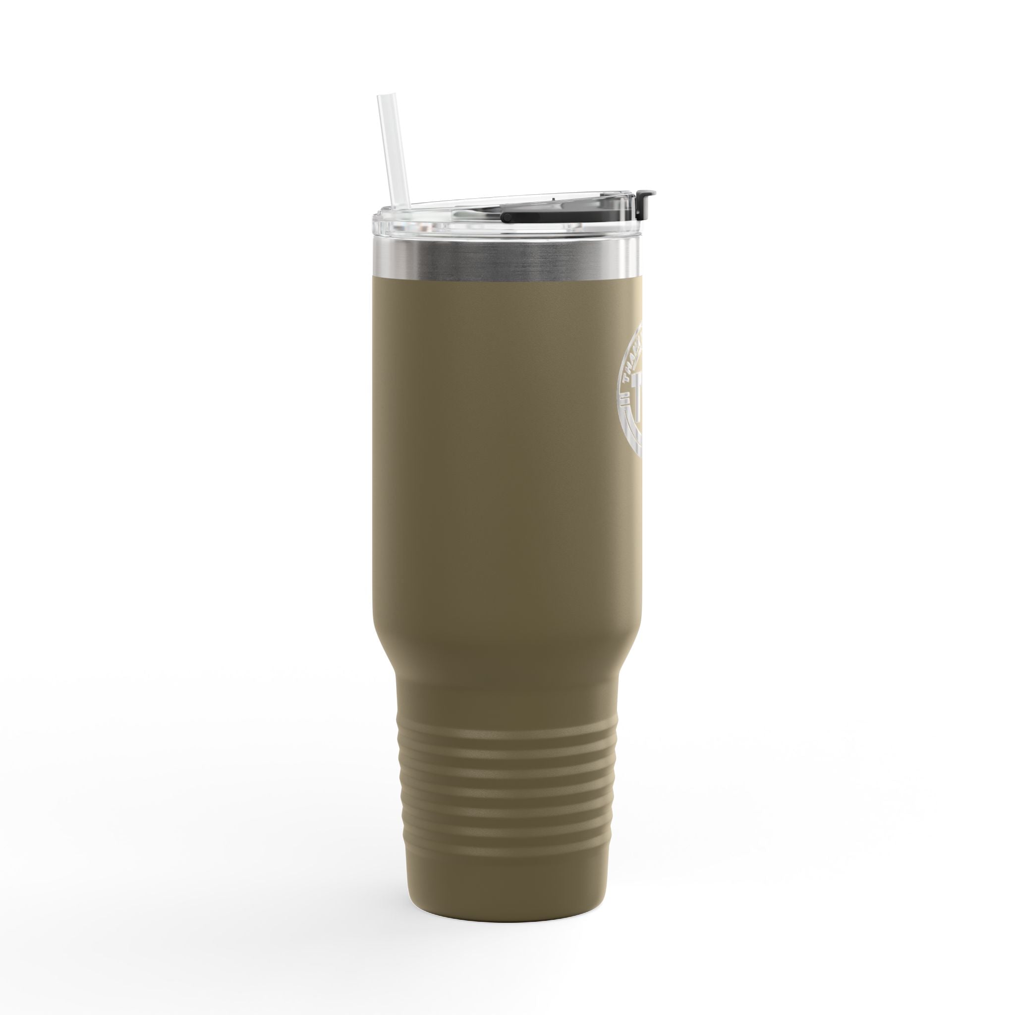 TYJ Logo 40oz Insulated Travel Mug — Thank You Jesus Stainless Tumbler