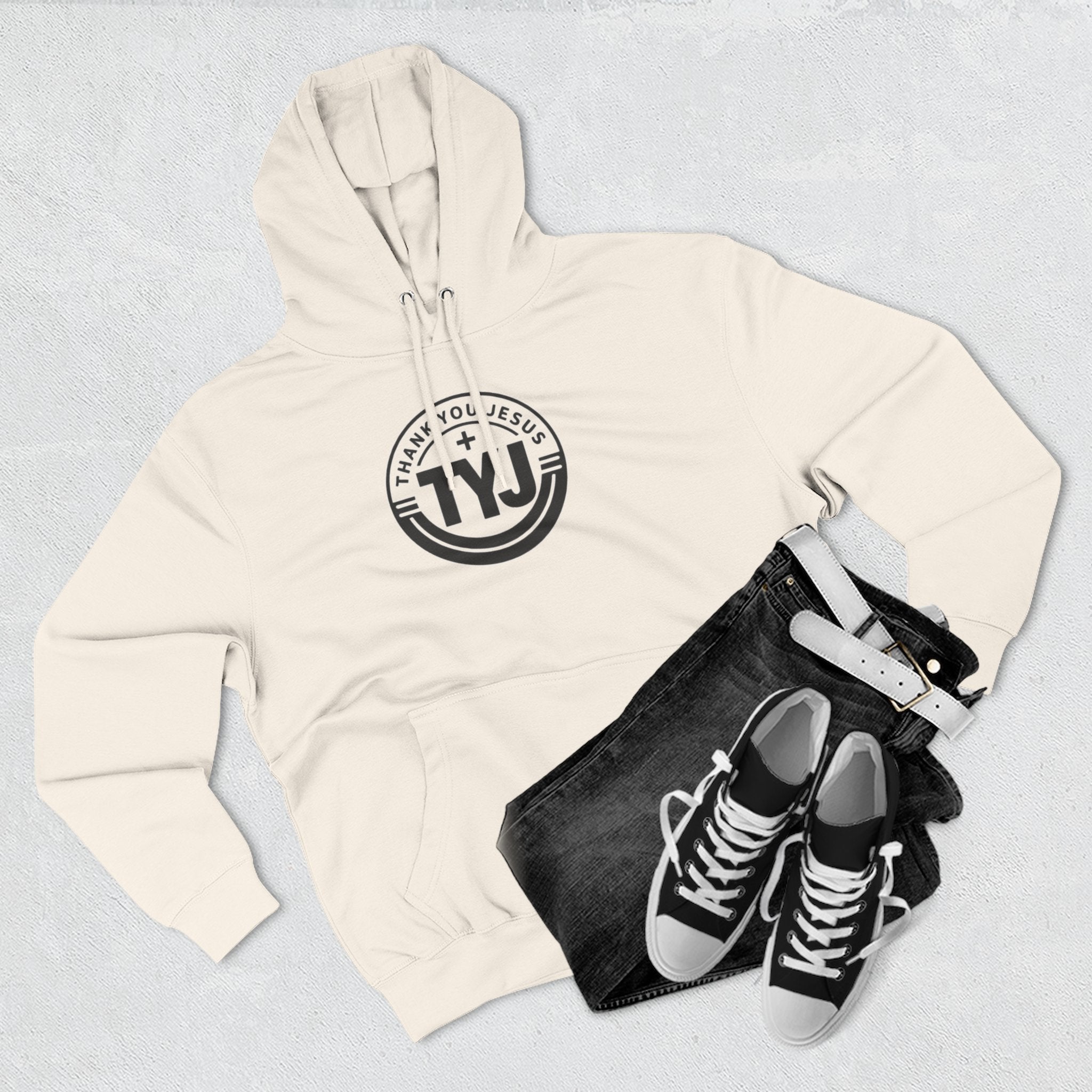 TYJ Logo Hoodie - 'Thank You Jesus' Fleece Pullover