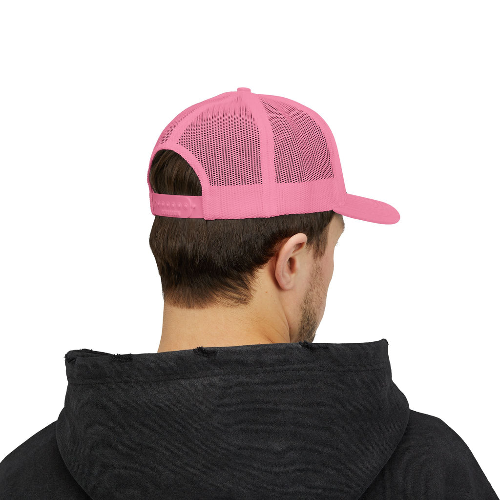 TYJ Logo Trucker Cap — Retro Sport Snapback Hat